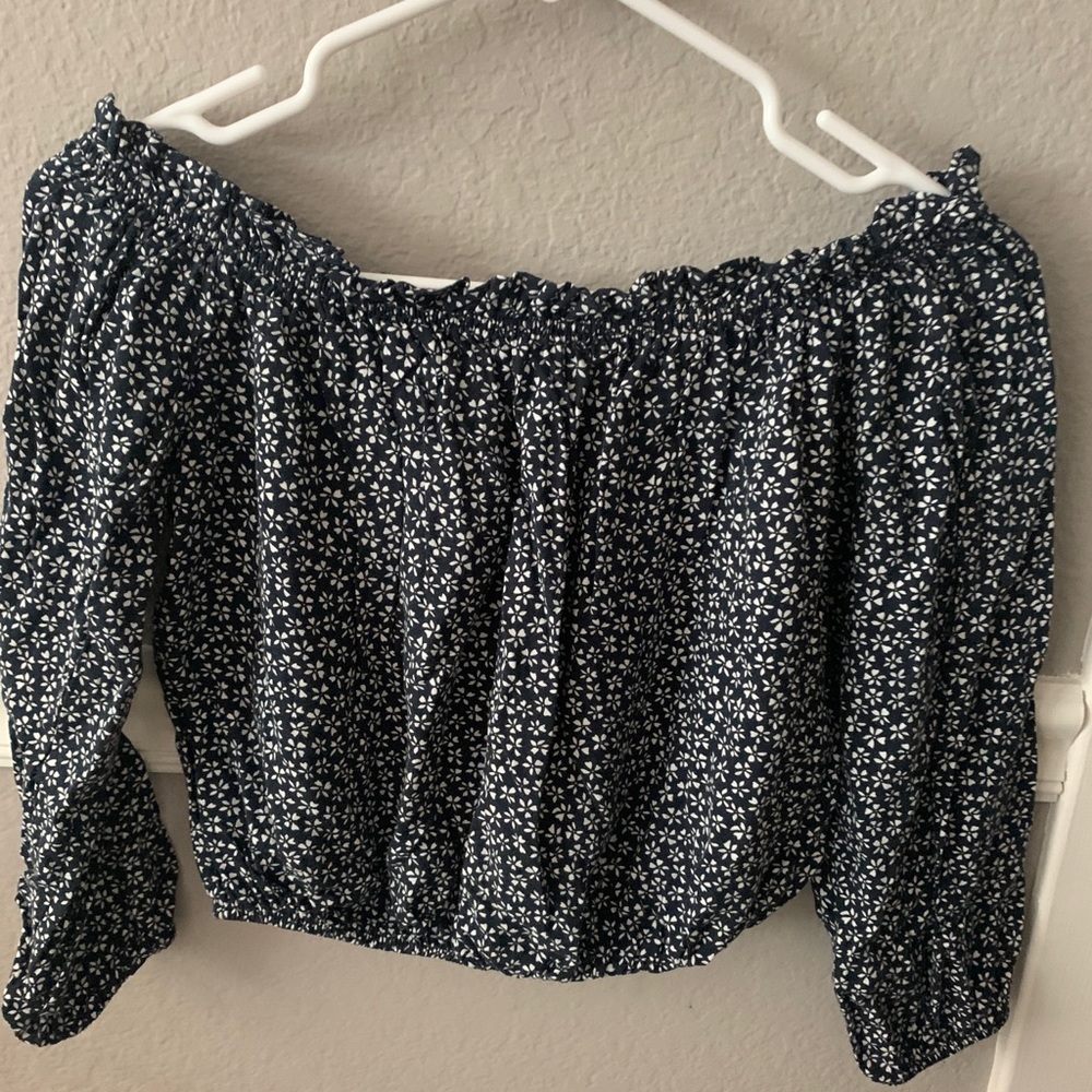 Off the shoulder brandy top